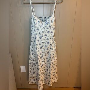 Petersyn Floral White Lexie Dress NWT